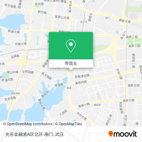 光谷金融港A区北区-南门地图