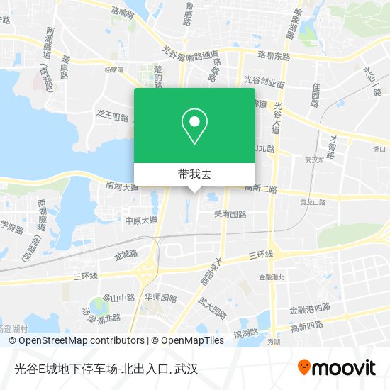 光谷E城地下停车场-北出入口地图