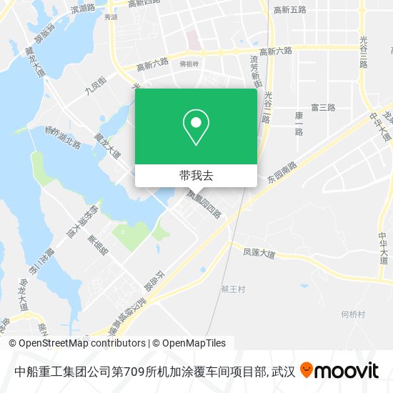 中船重工集团公司第709所机加涂覆车间项目部地图