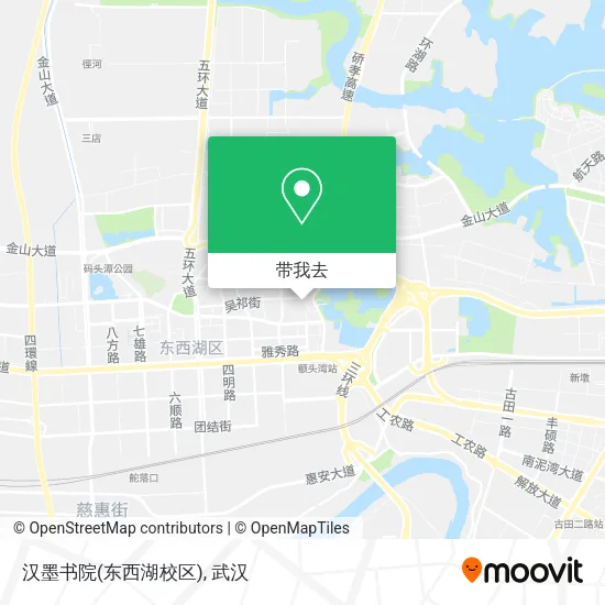 汉墨书院(东西湖校区)地图