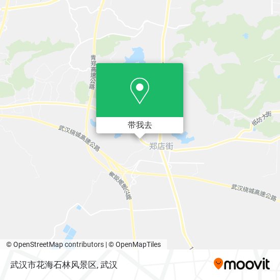 武汉市花海石林风景区地图