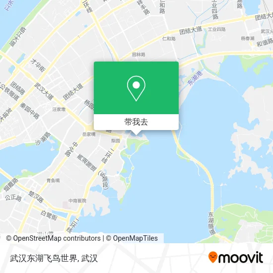 武汉东湖飞鸟世界地图