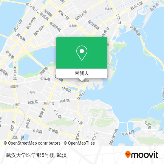 武汉大学医学部5号楼地图