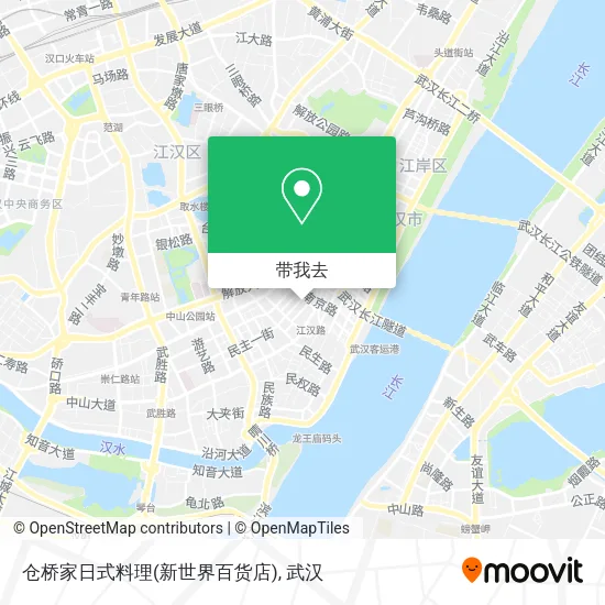 仓桥家日式料理(新世界百货店)地图