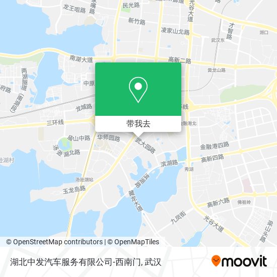 湖北中发汽车服务有限公司-西南门地图