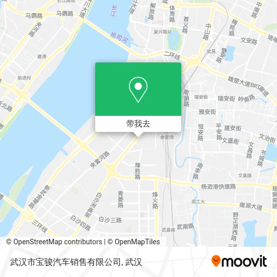 武汉市宝骏汽车销售有限公司地图