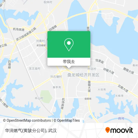 华润燃气(黄陂分公司)地图