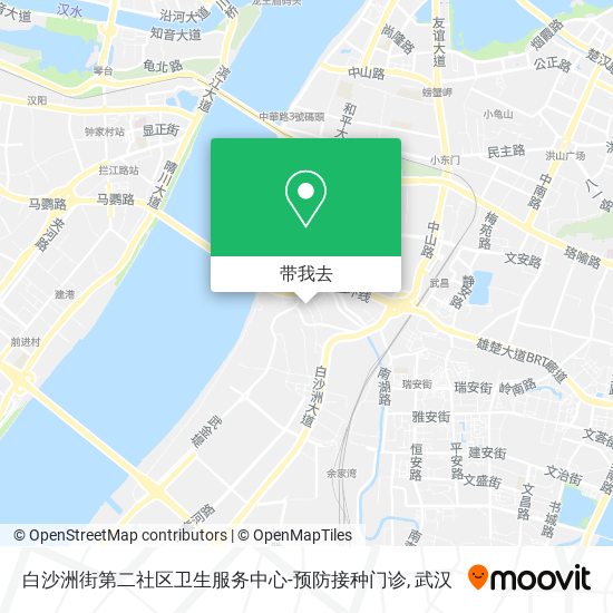 白沙洲街第二社区卫生服务中心-预防接种门诊地图