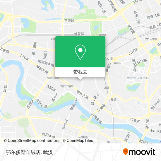 鄂尔多斯羊绒店地图
