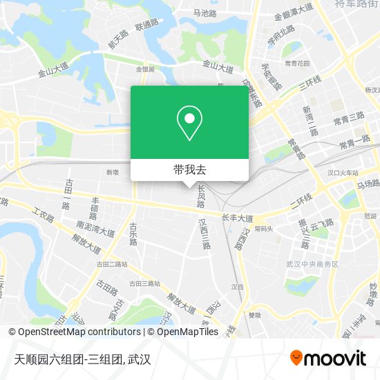 天顺园六组团-三组团地图