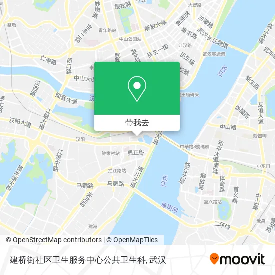 建桥街社区卫生服务中心公共卫生科地图