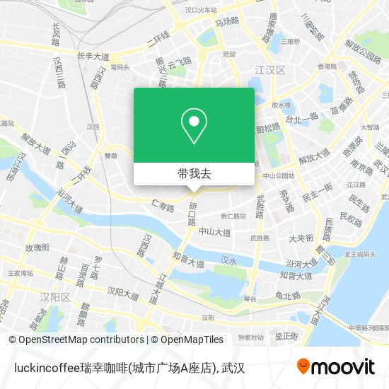 luckincoffee瑞幸咖啡(城市广场A座店)地图