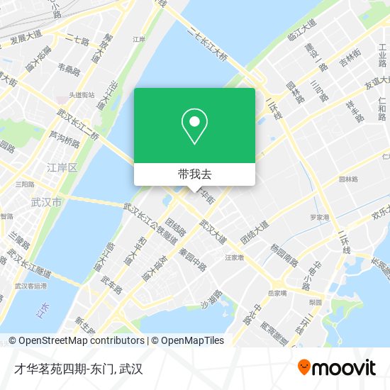 才华茗苑四期-东门地图