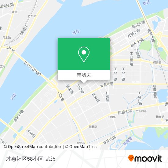 才惠社区58小区地图