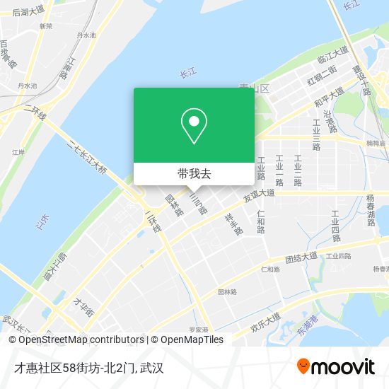 才惠社区58街坊-北2门地图