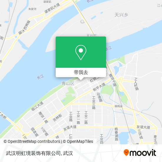 武汉明虹境装饰有限公司地图