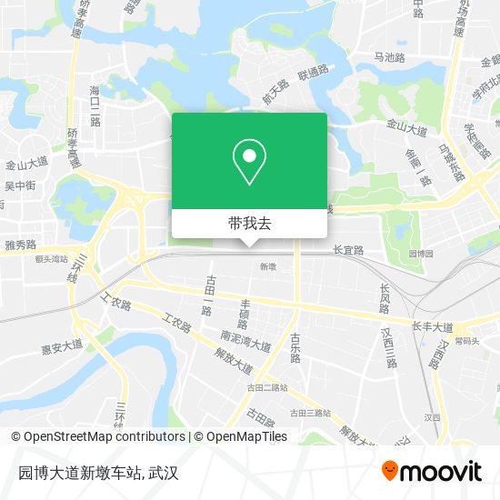 园博大道新墩车站地图