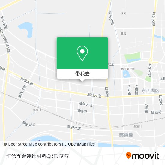 恒信五金装饰材料总汇地图