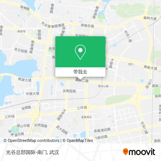 光谷总部国际-南门地图