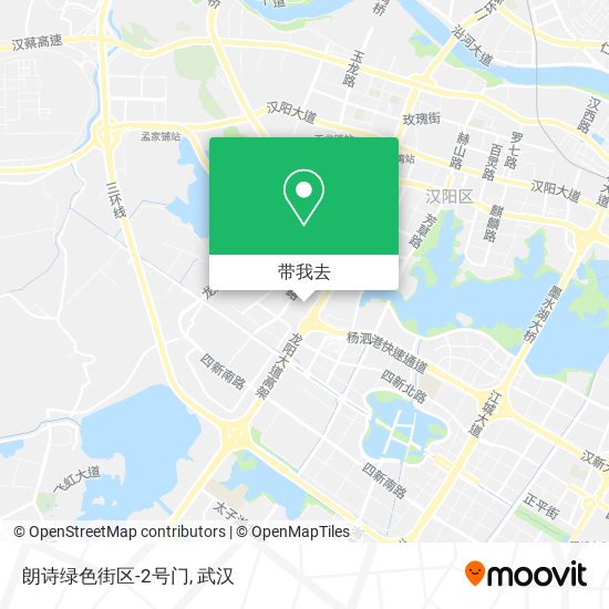 朗诗绿色街区-2号门地图