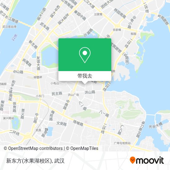 新东方(水果湖校区)地图