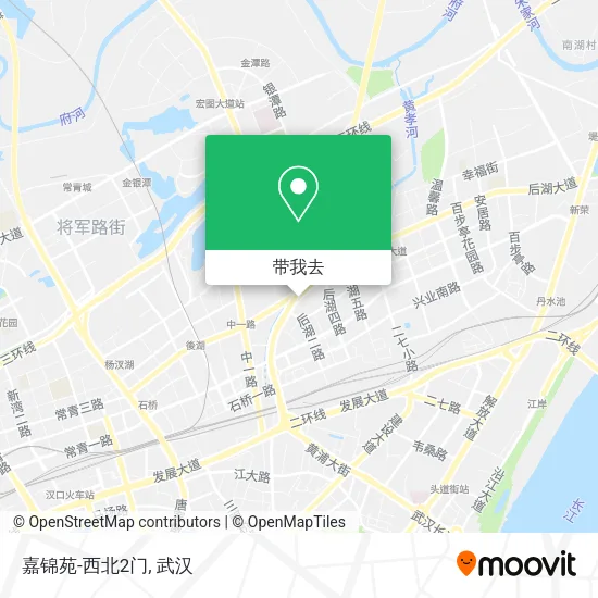 嘉锦苑-西北2门地图