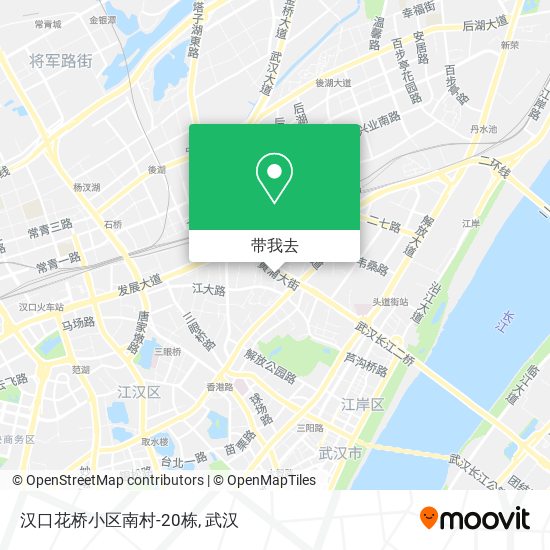 汉口花桥小区南村-20栋地图