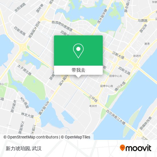 新力琥珀园地图