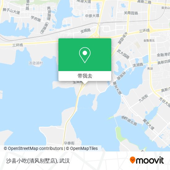 沙县小吃(清风别墅店)地图