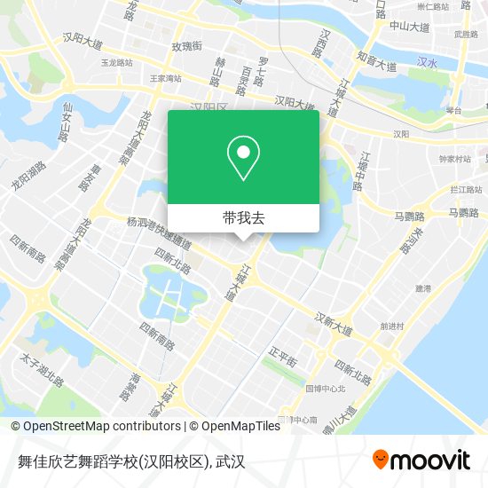 舞佳欣艺舞蹈学校(汉阳校区)地图