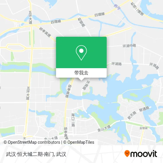 武汉·恒大城二期-南门地图