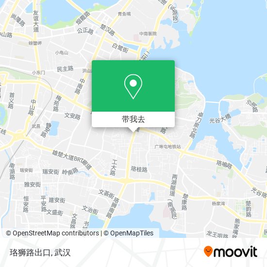 珞狮路出口地图