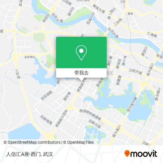 人信汇A座-西门地图