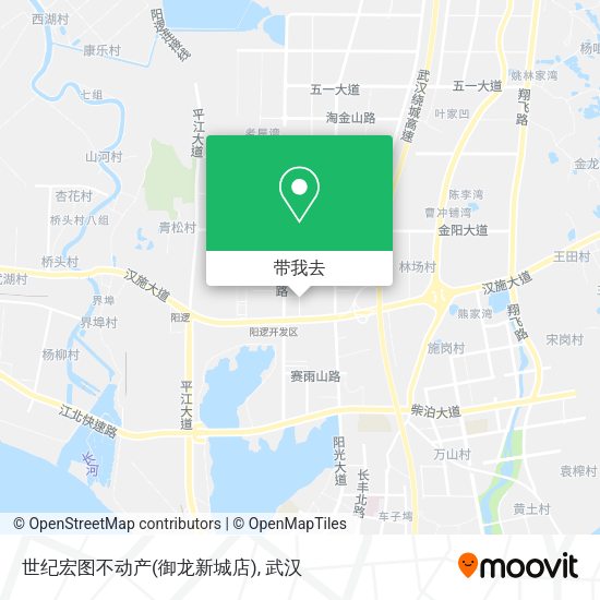 世纪宏图不动产(御龙新城店)地图