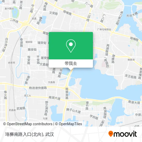 珞狮南路入口(北向)地图