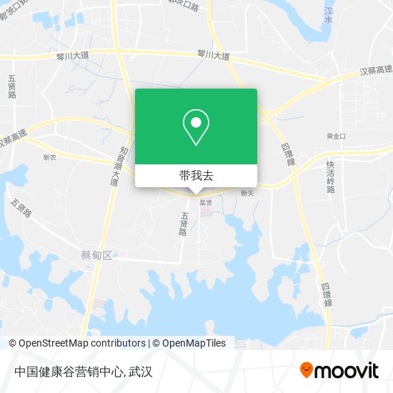 中国健康谷营销中心地图