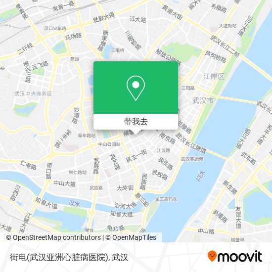 街电(武汉亚洲心脏病医院)地图