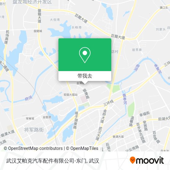 武汉艾帕克汽车配件有限公司-东门地图