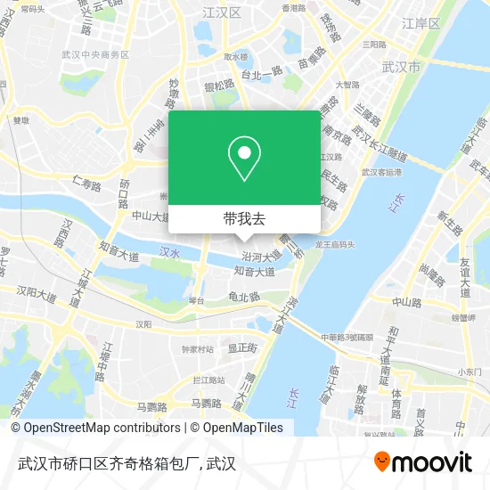 武汉市硚口区齐奇格箱包厂地图