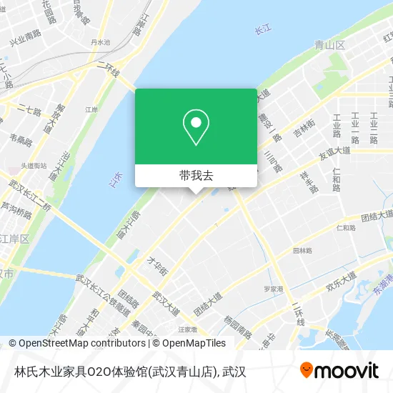 林氏木业家具O2O体验馆(武汉青山店)地图