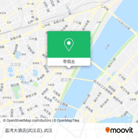 荔湾大酒店(武汉店)地图