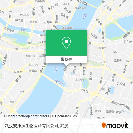 武汉安康源生物医药有限公司地图