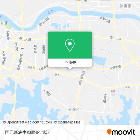 国元新农牛肉面馆地图
