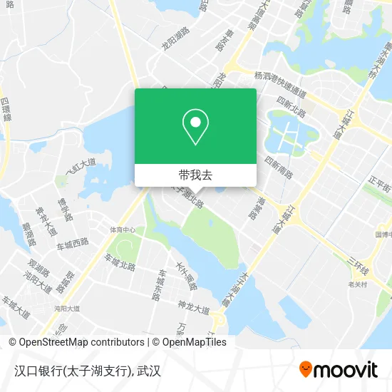 汉口银行(太子湖支行)地图
