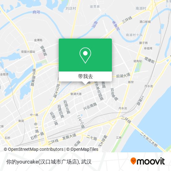 你的yourcake(汉口城市广场店)地图