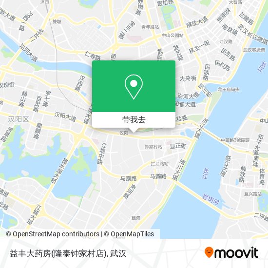 益丰大药房(隆泰钟家村店)地图