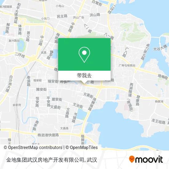 金地集团武汉房地产开发有限公司地图