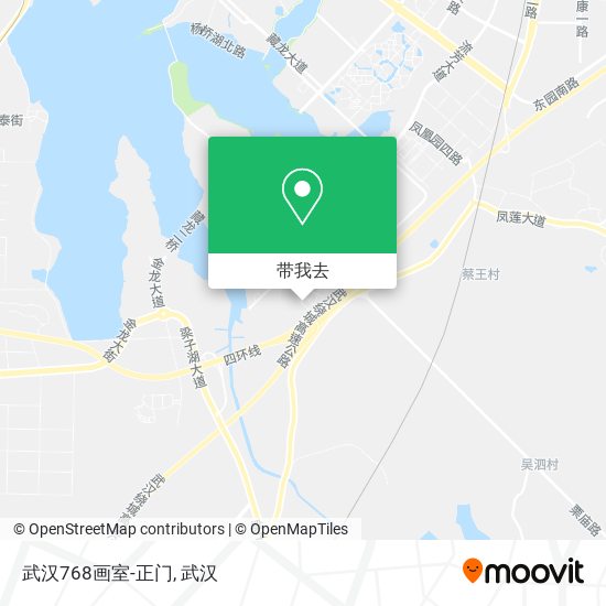 武汉768画室-正门地图