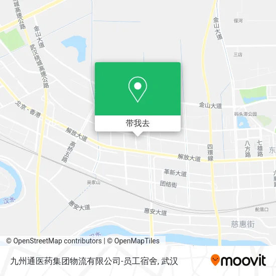 九州通医药集团物流有限公司-员工宿舍地图