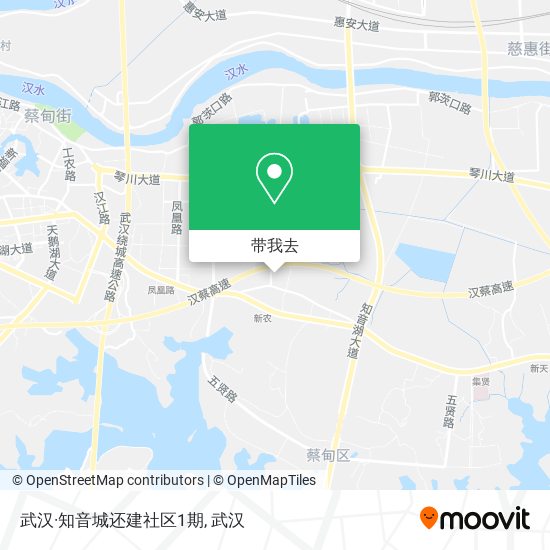 武汉·知音城还建社区1期地图